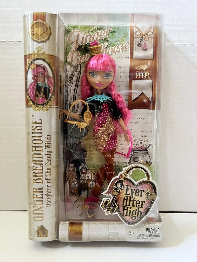 Ever After High Doll Ginger Breadhouse NRFB Mattel Netflix NEW