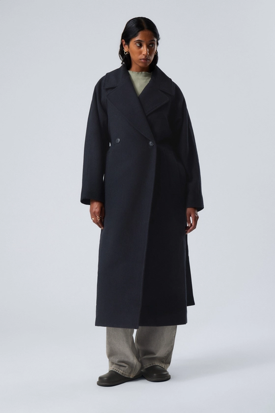 Kia Oversized Wool Blend Coat