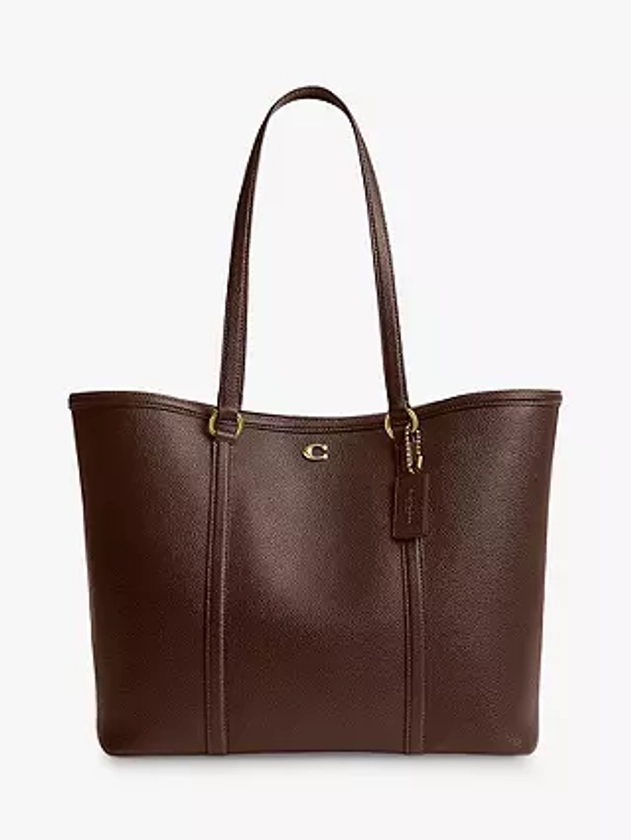 Coach Naw Leather Open Tote Bag