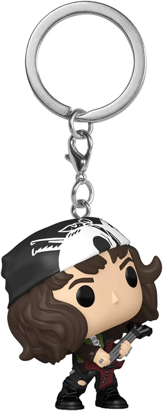 Funko Pop! Keychain: Stranger Things - Eddie Novelty Keyring - Collectable Mini Figure - Stocking Filler - Gift Idea - Official Merchandise - TV Fans - Backpack Decor