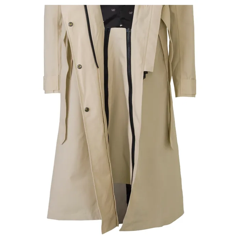 Trench Coat Long Regenjas Urban Outdoor Dames