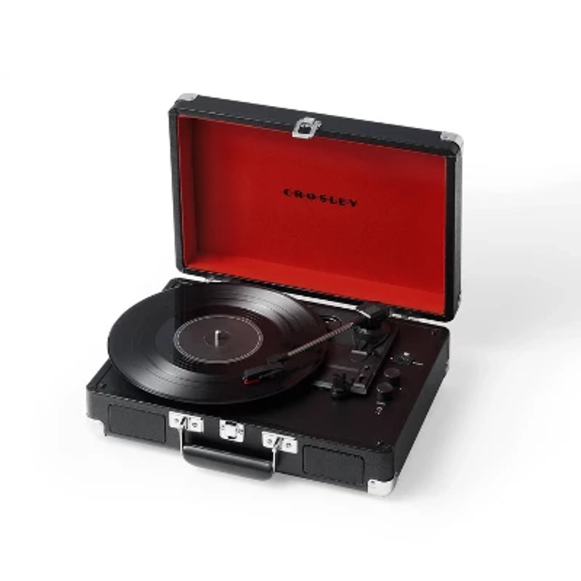 Crosley Cruiser Plus Bluetooth Vinyl Record Player - Black