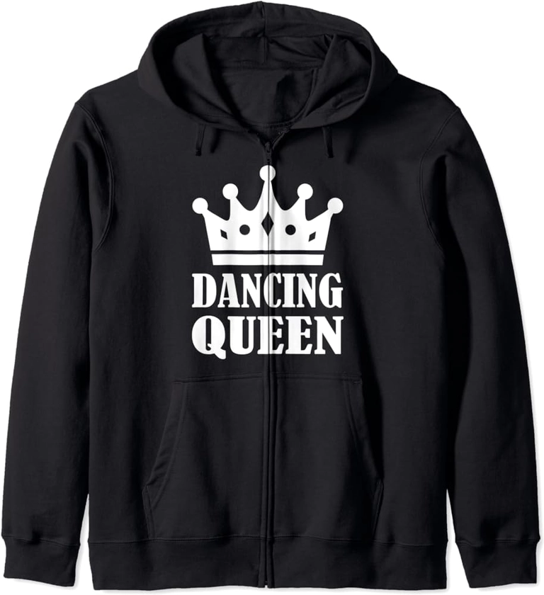 Amazon.com: Dancing queen Zip Hoodie : Clothing, Shoes & Jewelry