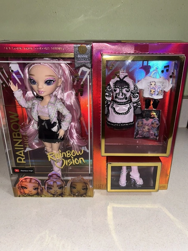 2022 Rainbow High Rainbow Vision Royal Three K-pop Minnie Choi Doll New In Box