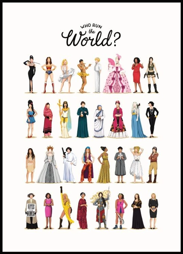 Who run the world. Affiche