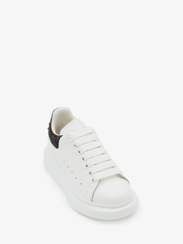 Oversized Sneaker in White/Black | Alexander McQueen MX