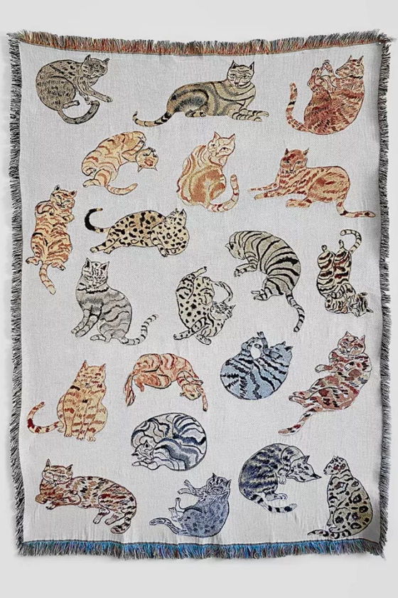 Olivia Wendel Cats Blanket