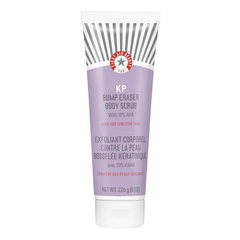 FIRST AID BEAUTY | KP Bump Eraser Body Scrub with 10% AHA - Exfoliant Corporel aux AHA