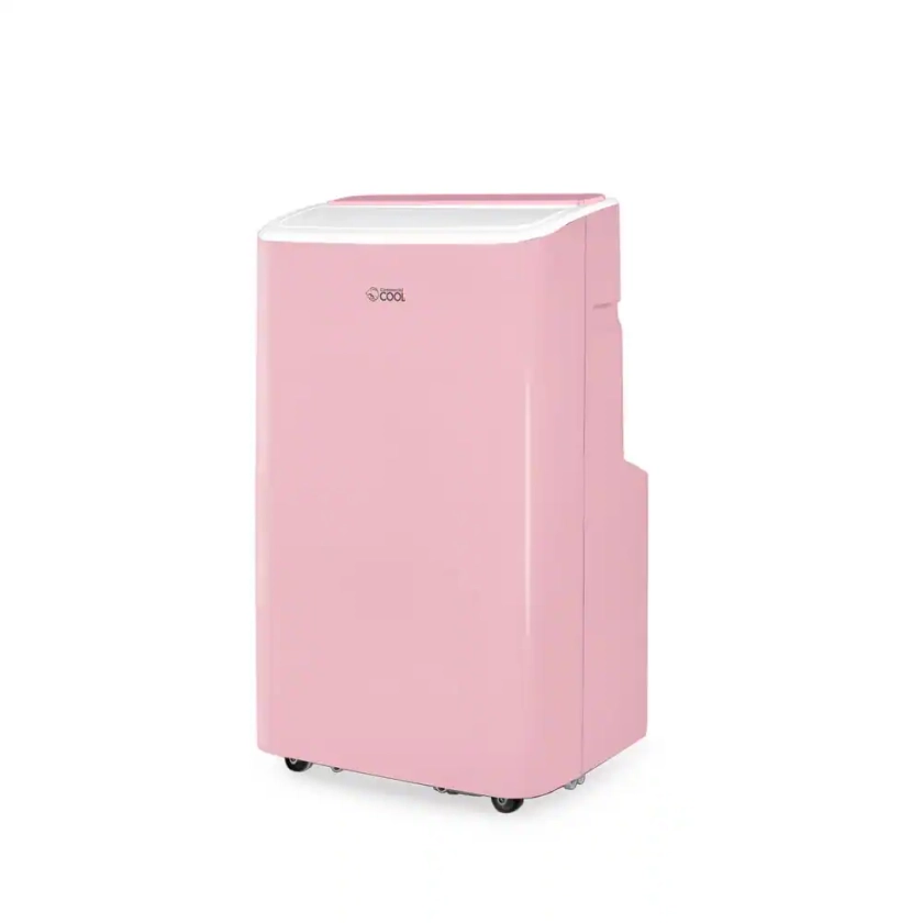 Commercial Cool 6,300 BTU Portable Air Conditioner Cools 400 Sq. Ft. with Wi-Fi Enabled in Pink CCP6JP - The Home Depot