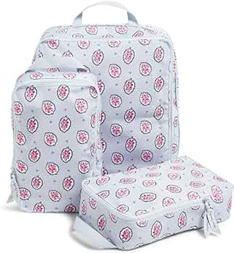 Vera Bradley Compression Packing Cube 3-Piece Set, Magnifique Leaf