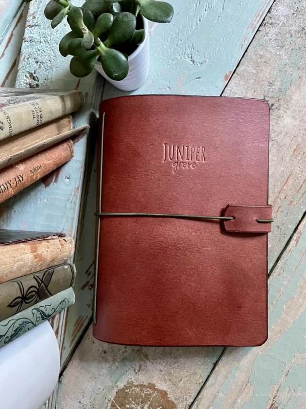 Mahogany Leather Journal