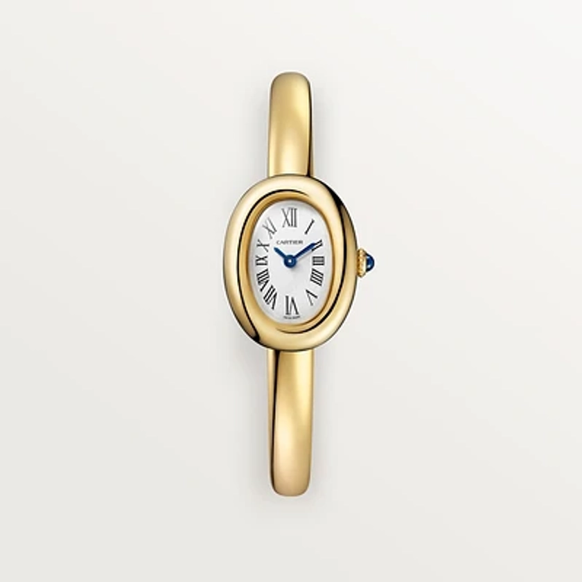 CRWGBA0018 - Baignoire watch (Size 15) - Mini model, quartz movement, yellow gold - Cartier