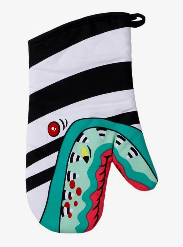 Beetlejuice Sandworm Striped Oven Mitt | BoxLunch