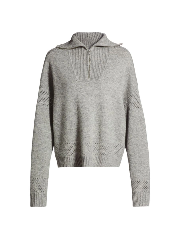 Shop Naadam Wool-Cashmere Quarter-Zip Sweater | Saks Fifth Avenue