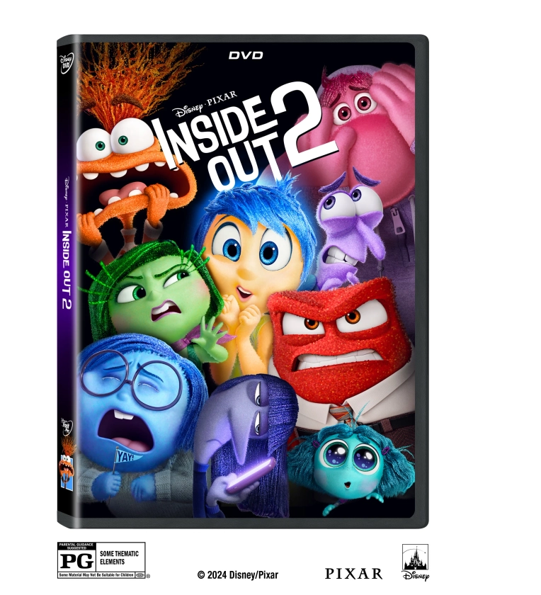 Inside Out 2 DVD (DVD) Disney Family