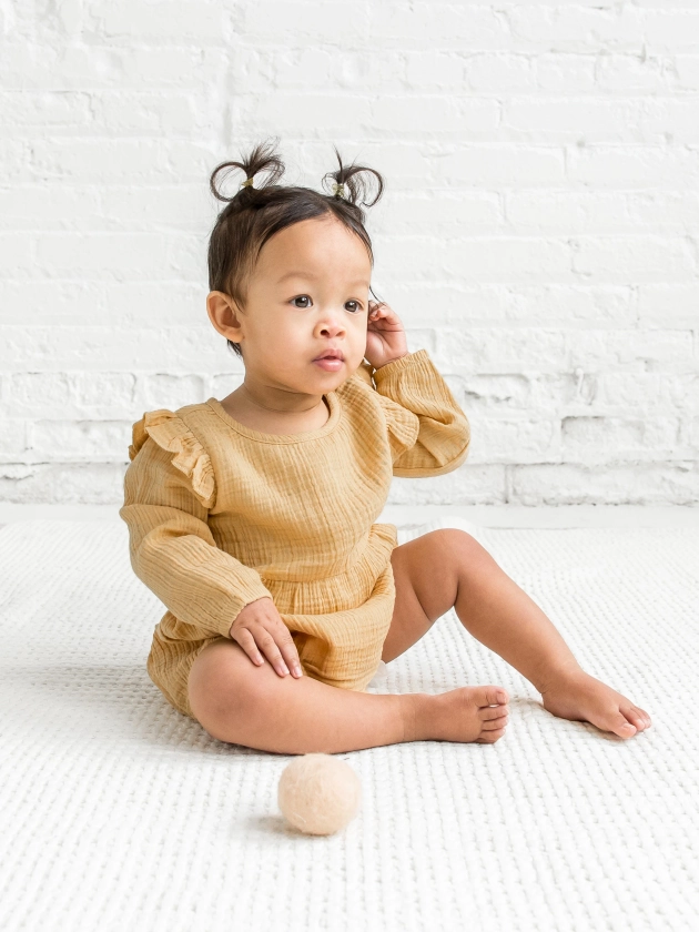 Isla Muslin Bubble Romper