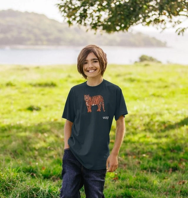 Kids Tiger T-shirt | Official BBC Earth Shop
