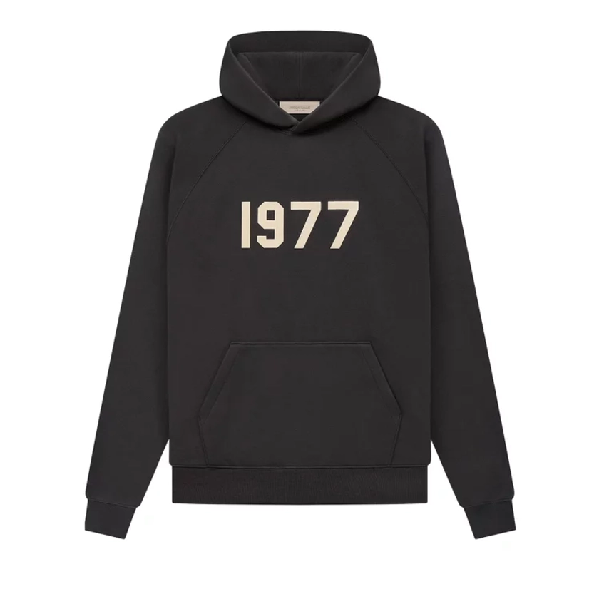 Buy Fear of God Essentials Essentials 1977 Hoodie 'Iron' - 192BT212050F | GOAT