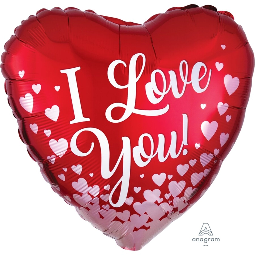 Hearts I Love You Foil Balloon - 45cm | BIG W