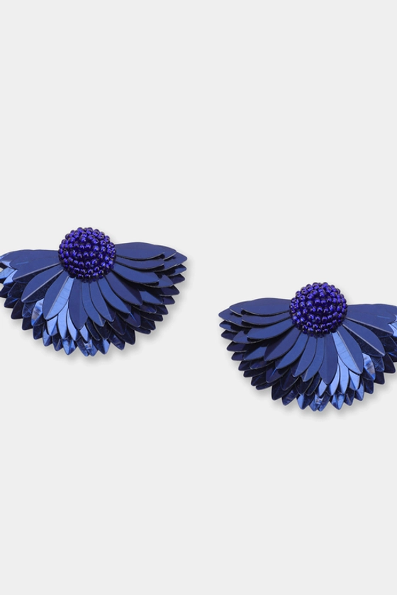 Marigold Earrings "Navy"