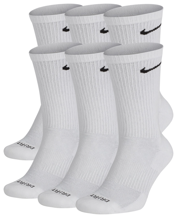 Nike 6 Pack Everyday Plus Cushioned Socks