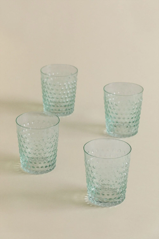 Pack de 4 Verres en Verre 32cl Ticris