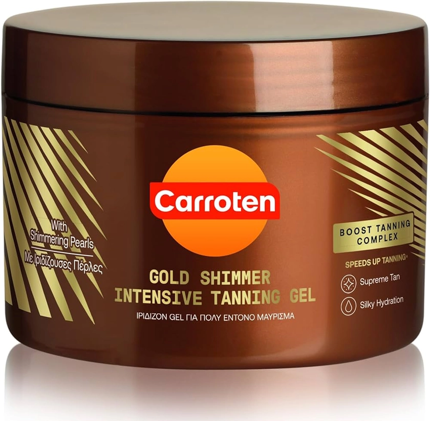 Carroten Gold Shimmer Intensive Tanning Gel SPF0 150 ml / 5 oz