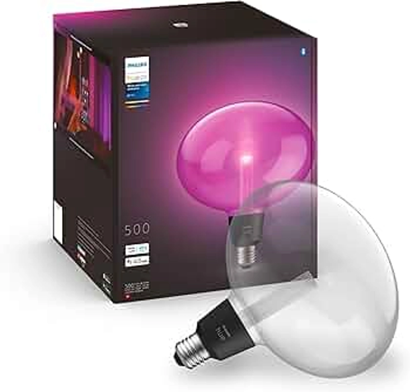 Philips Hue White and Color Ambiance, Lampadina Smart, E27, Luce bianca e Colorata, 6,5W