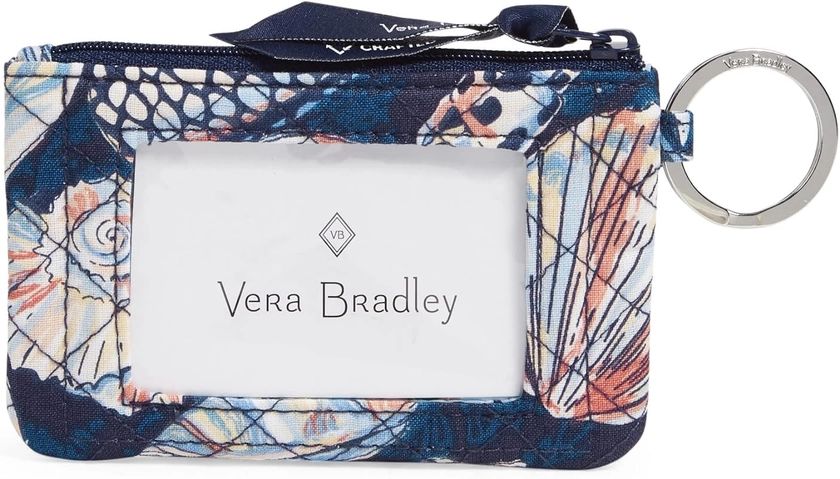 Vera Bradley Women's Cotton Zip ID Case Wallet