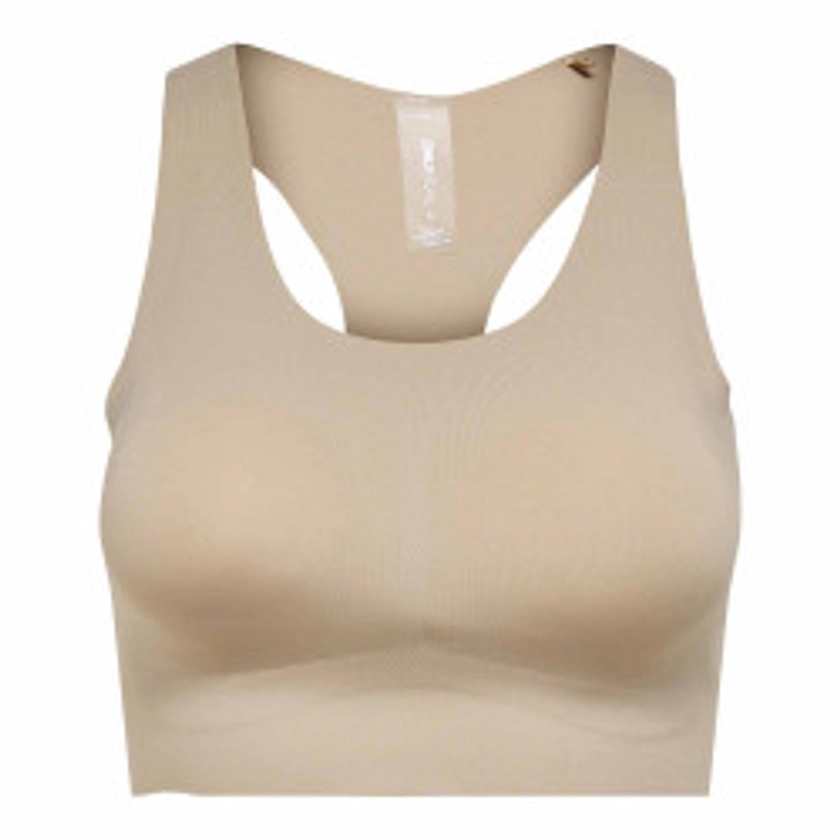 Brassière de sport beige coque sans coutures Femme ONLY PLAY à prix