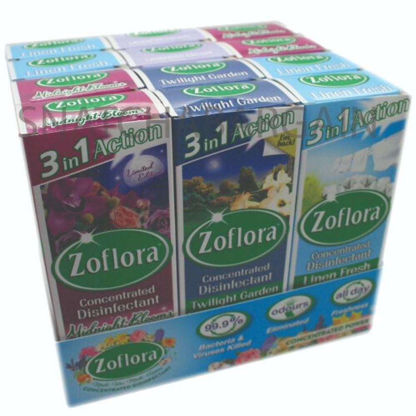 12 x 120ml ZOFLORA MIXED PACK CLEANER LIMITED EDITION on OnBuy