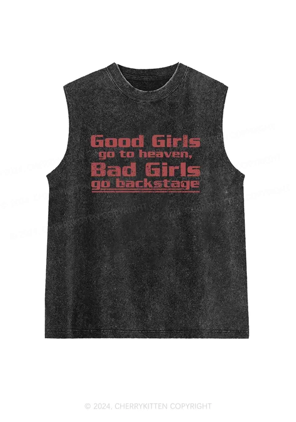 Cherrykitten Bad Girls Go Backstage Y2K Washed Tank Cherrykitten for Sale