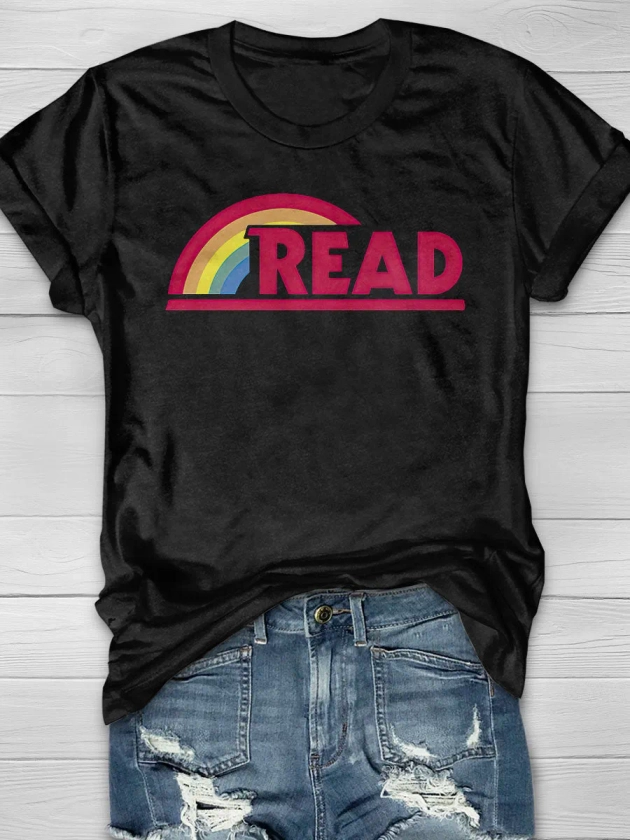 Reading Teacher Print T-shirt