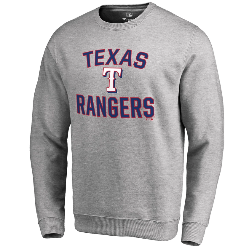 Texas Rangers Victory Arch Pullover Sweatshirt - Ash