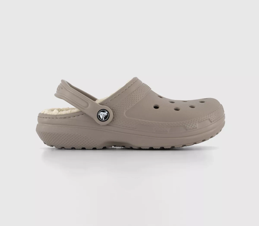 Crocs Classic Lined Clogs Mushroom Bone - Flat Shoes for Women