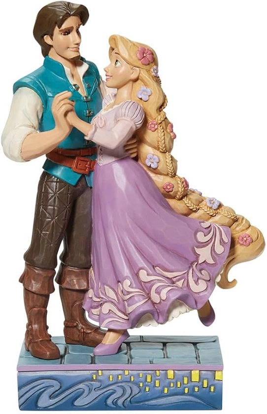 Disney Traditions Rapunzel Flynn Love Figurine