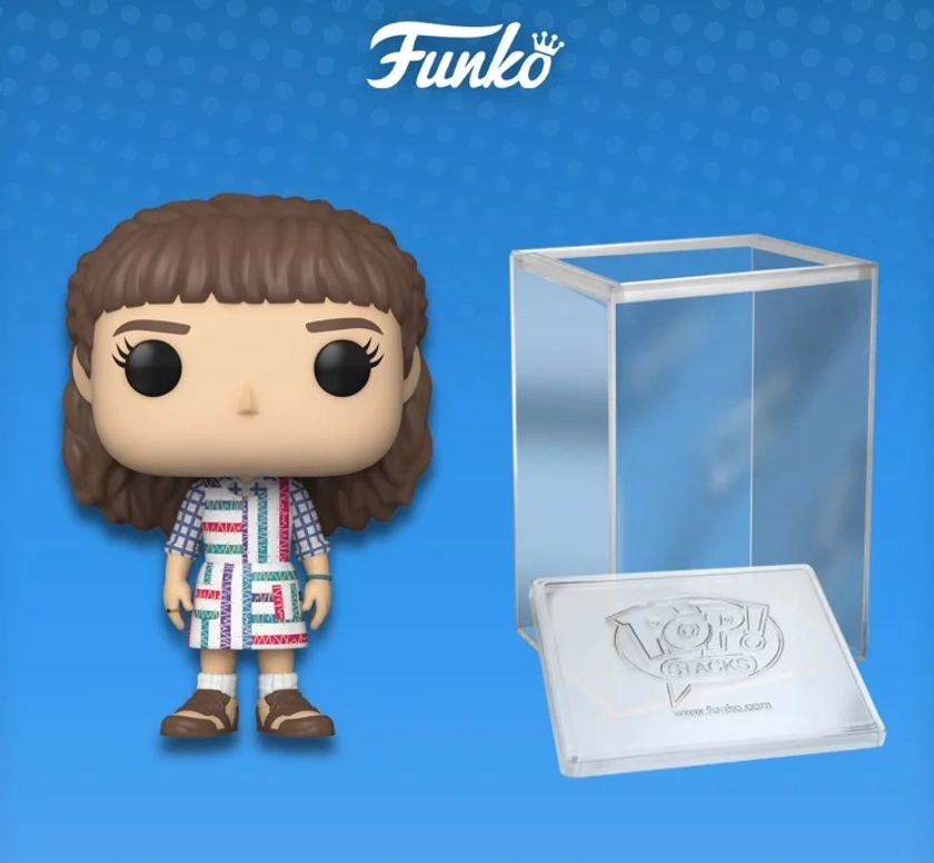 Funko POP! TV: Stranger Things- Eleven Vinyl Figure (+ Pop! Stacks Plastic Protector)