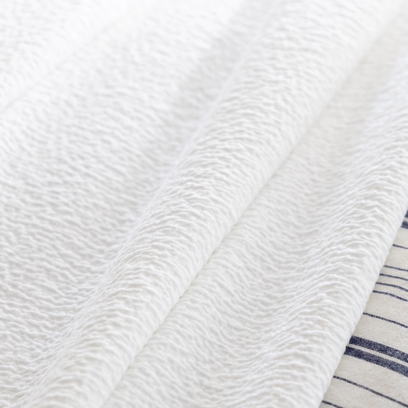 White Textured Matelasse Cotton King/Superking Bedspread