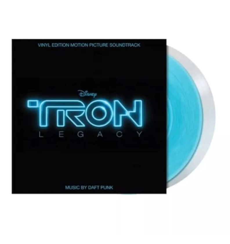 Tron 2010 - Exclusive Limited Edition Transparent Blue & Clear Colored Vinyl 2LP