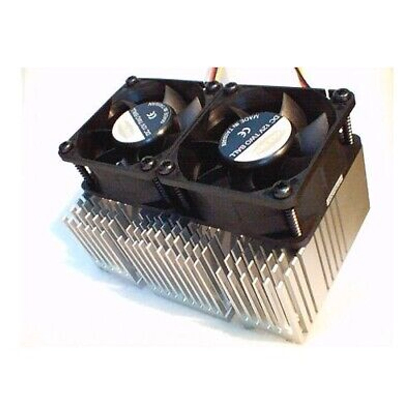 Global Win VOS32 Dual 60mm Fan AMD K7 Intel Pentium II/III CPU Cooler | eBay