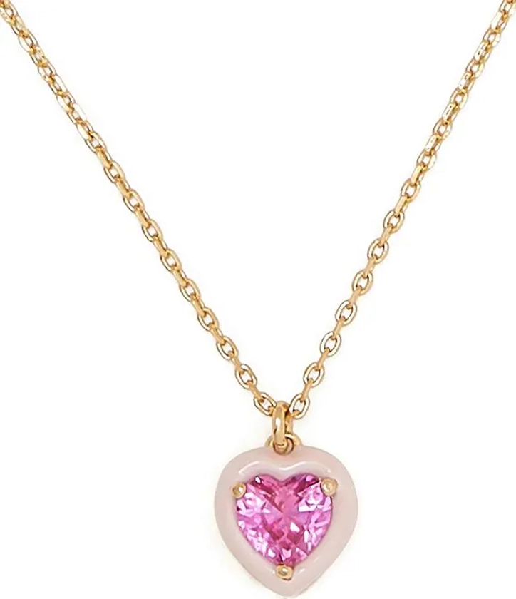 kate spade new york Sweetheart Mini Short Pendant Necklace | Dillard's
