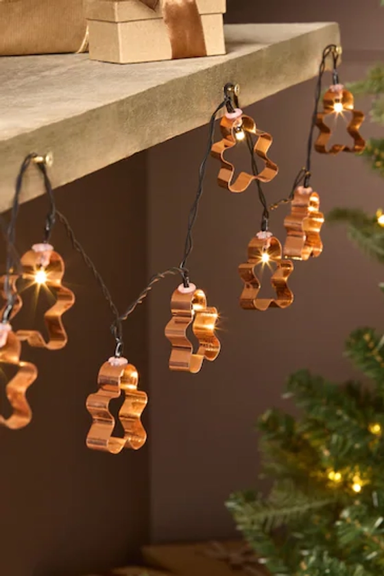 Brown Gingerbread 10 LED Line Lights