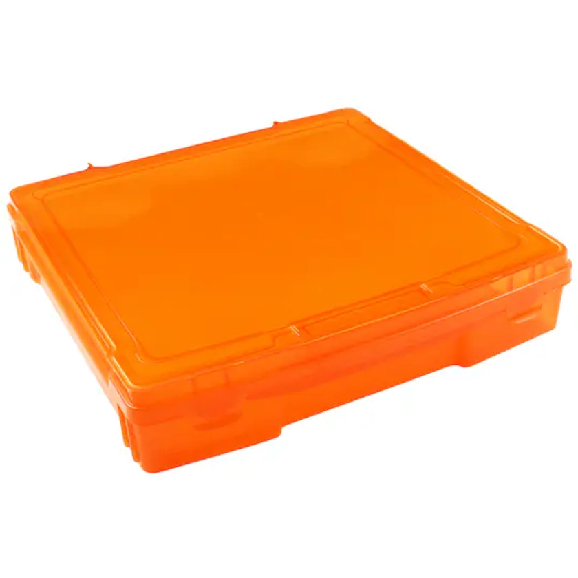 12" x 12" Orange Scrapbook Paper Case by Simply Tidy® | Michaels