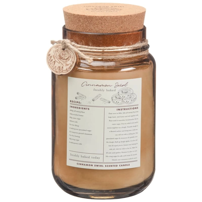 Freshly Baked Scented Candle - Cinnamon Swirl