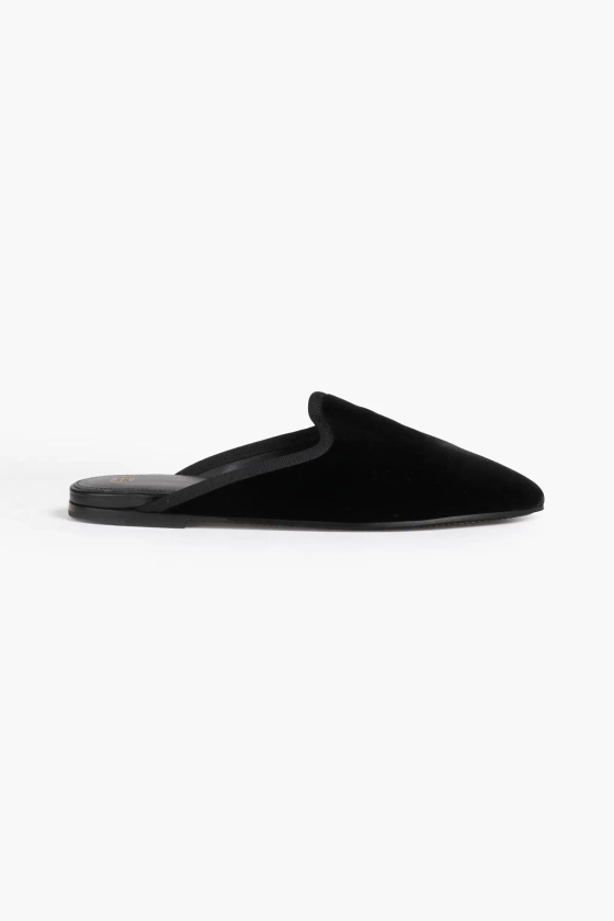 TOTEME Velvet slippers | THE OUTNET