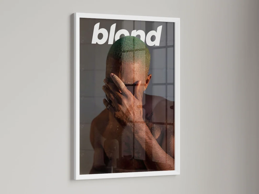 Frank Ocean Poster Blond Poster Print, Premium Matte Print Poster, Frank Ocean Wall Art, Frank Ocean Print, Dorm Room Poster - Etsy UK