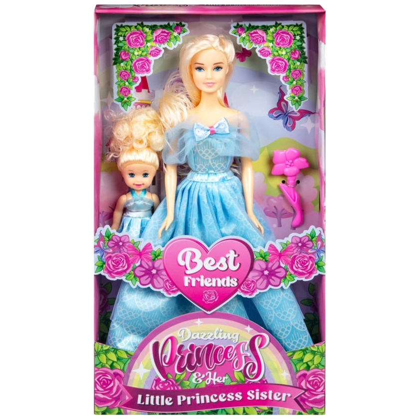 Princess & Sister Doll - Blue