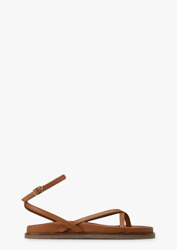 Lucie Tan Nappa Sandals
