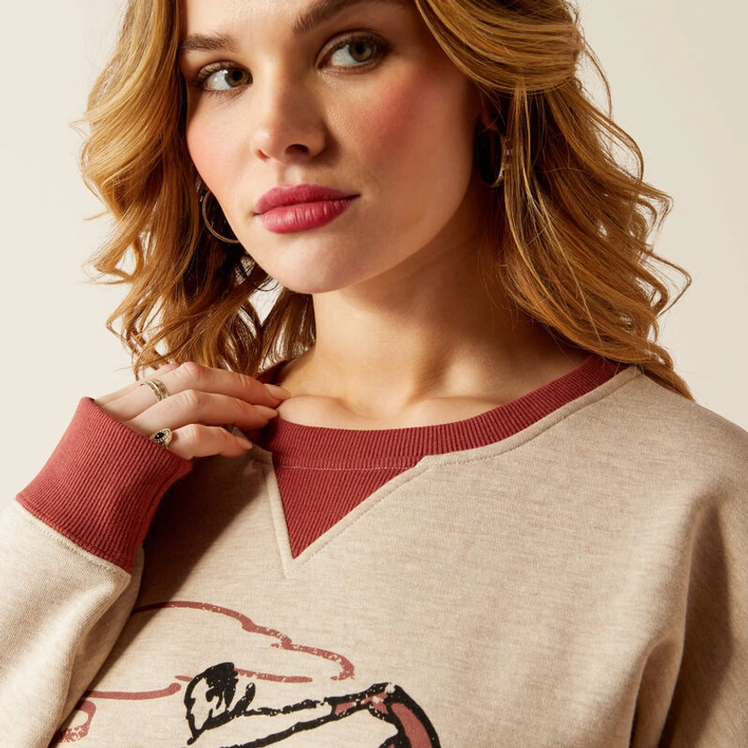 Roughstock Oversized Crew Sweatshirt