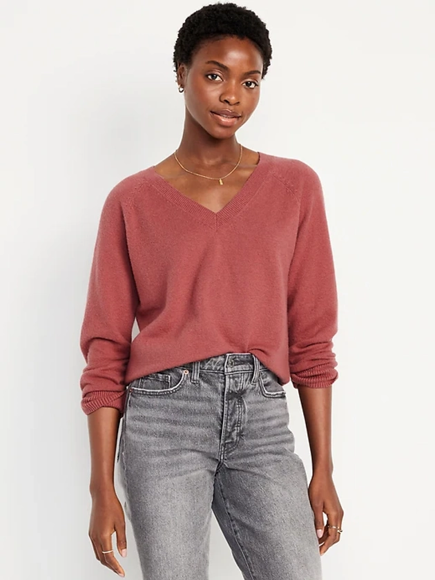 SoSoft Loose V-Neck Sweater